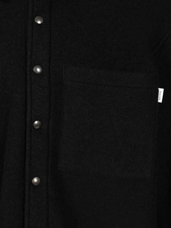 Amish Overshirt Shirts - Nero | f6a5182b7955c7a5a776ac3508d302ed5371ce50