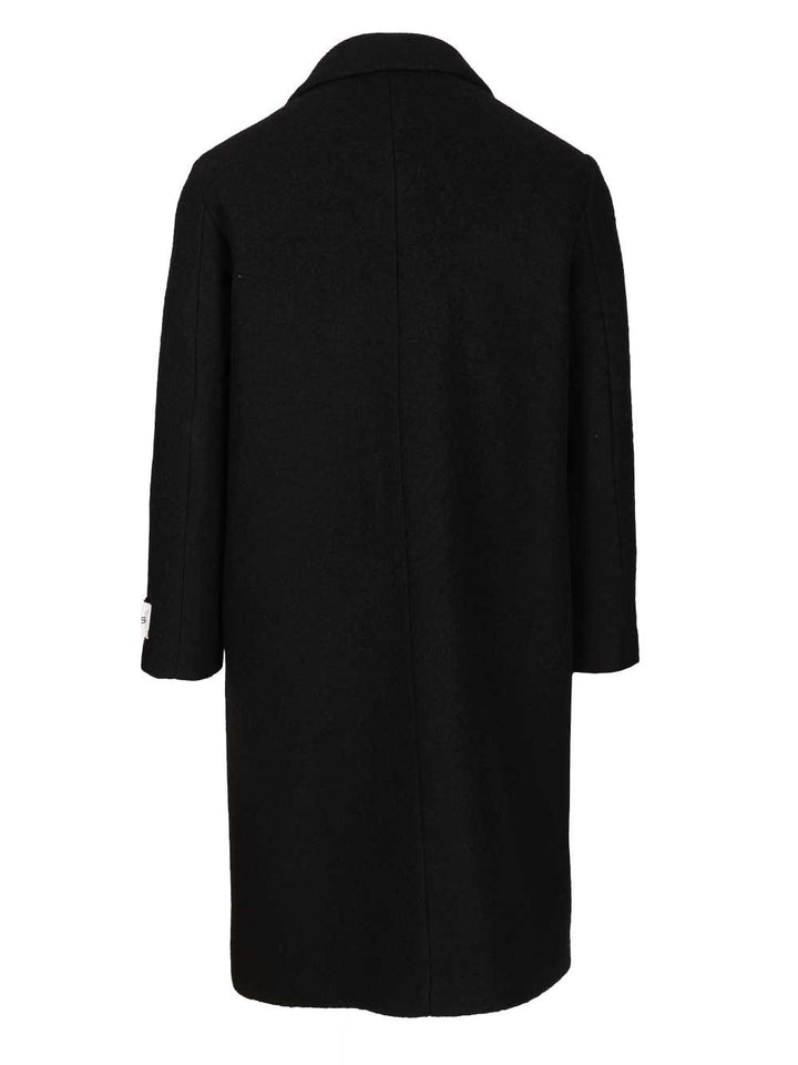 Amish Oversized Wool Blend Coat Coats - Nero | 46388eb5119ba4eab856c16a36be05612efdfd9e