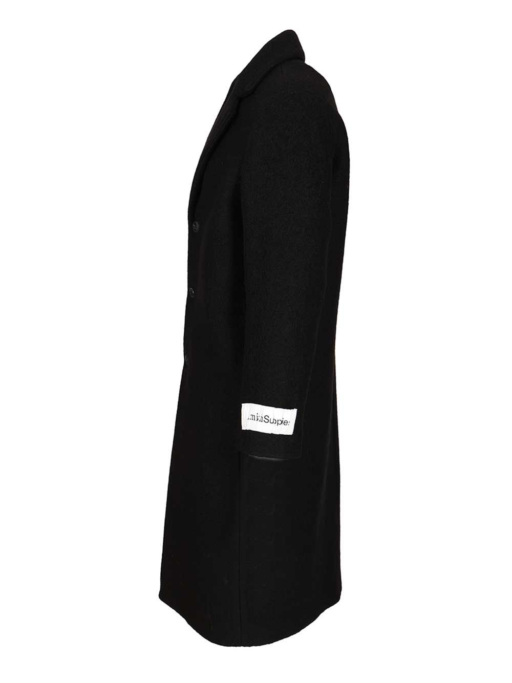 Amish Oversized Wool Blend Coat Coats - Nero | 9067c7dac8af13444f61eea80db231ebab1d89d7