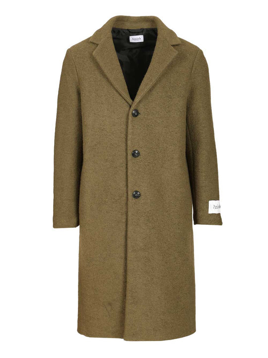 Oversized Wool Blend Coat Coats Verde