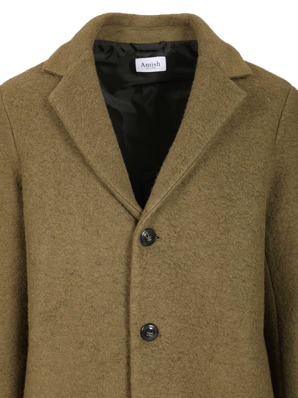 Amish Oversized Wool Blend Coat Coats - Verde | 415cf1a52592ea7433d86269daefe7f3f8accfbb
