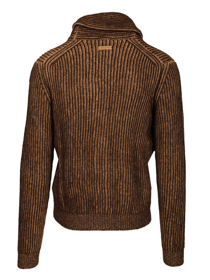 Jacob Cohen English Knit Cardigan Knitwear - Marrone | 7a9426c69add08658f0e973780f189ddae8182b4
