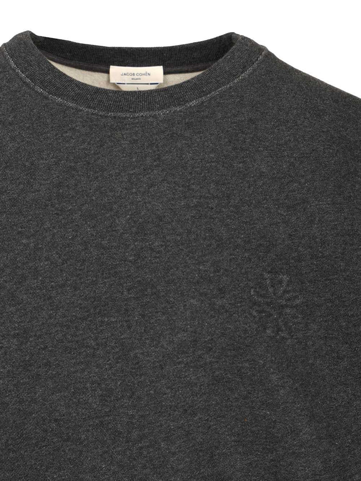 Jacob Cohen Crewneck Sweatshirt Sweatshirts - Grey | 3f9a718831c313803cf1ccf040a3141324c4092a