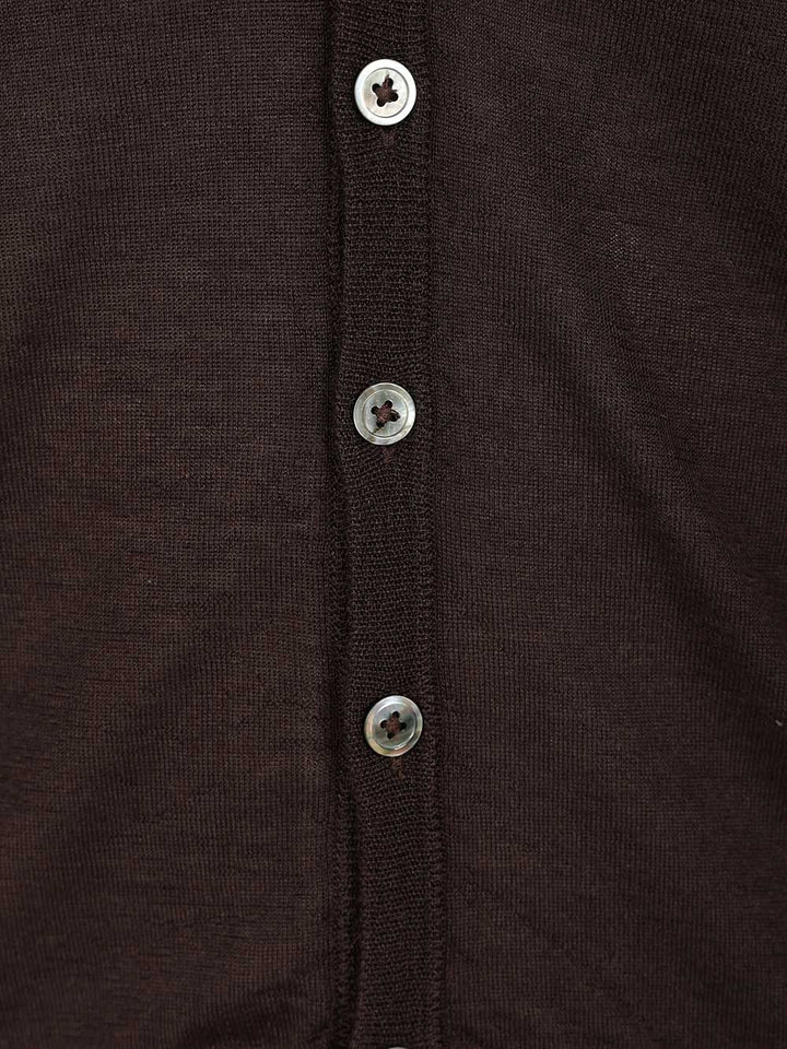 Al Duca D'Aosta Cashmere And Silk Vest Giacche - Marrone | 03b8efcf87b93d49b213d296a87a68216cb3f65b