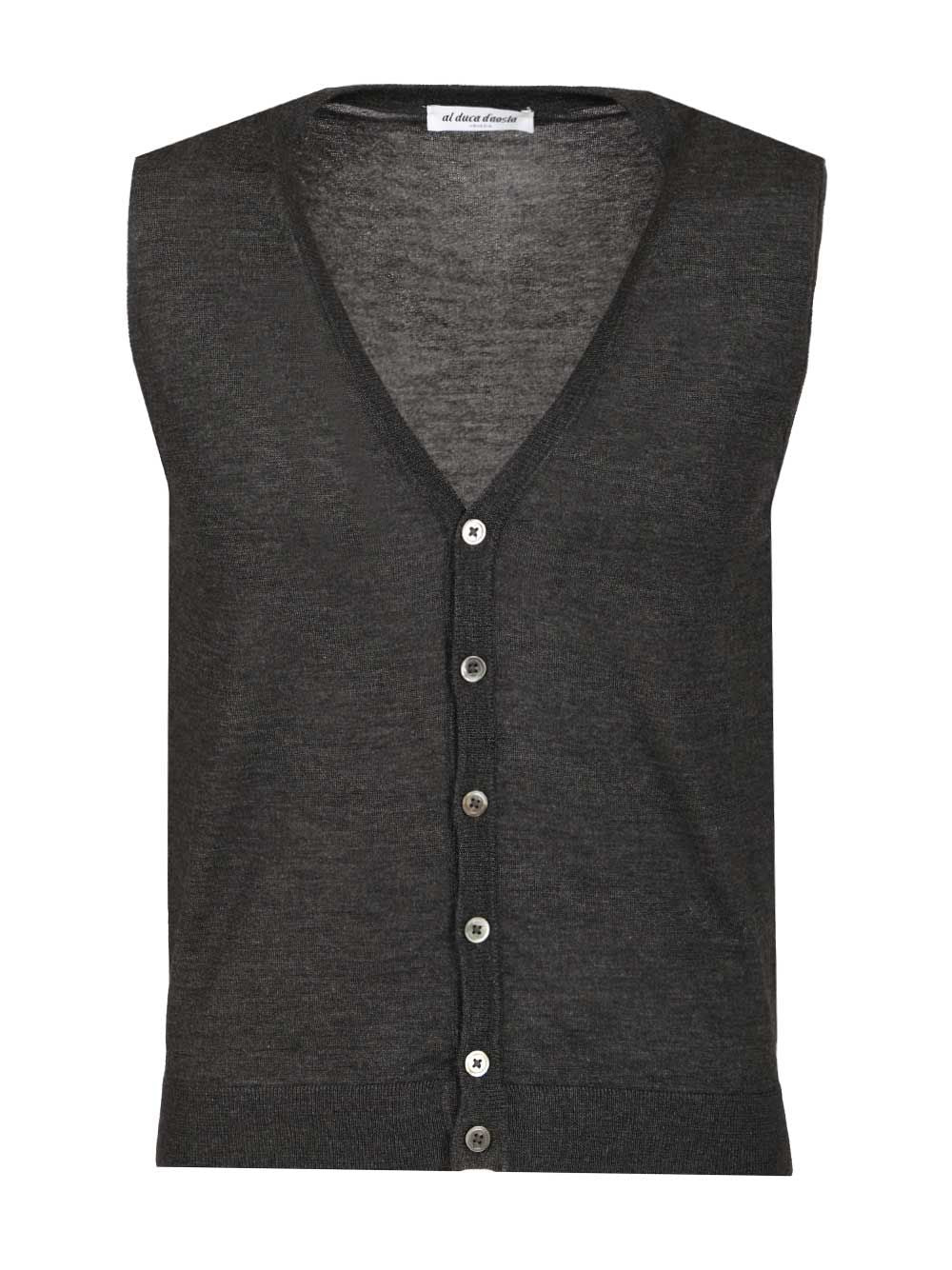 Al Duca D'Aosta Cashmere And Silk Vest Giacche - Grey | 26d974604a8c45a8cb4c1335f4b2f6aeca5d2286