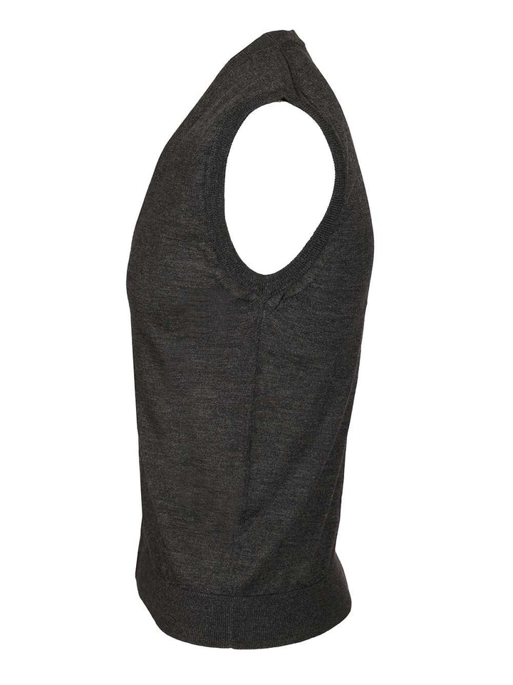 Al Duca D'Aosta Cashmere And Silk Vest Giacche - Grey | c9569c88babec0bd1b549cf4f26a44e07f013f9a