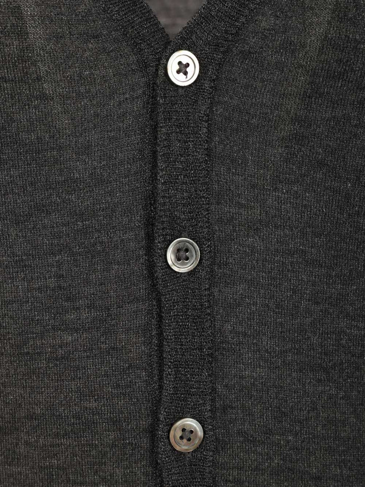 Al Duca D'Aosta Cashmere And Silk Vest Giacche - Grey | 86f8fb5bb41608116f317187567478e403060947