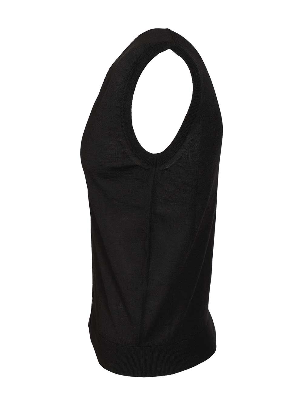 Al Duca D'Aosta Cashmere And Silk Vest Giacche - Nero | 3361db0720663c3fdb0b41ea5f6d34e601c2edfe