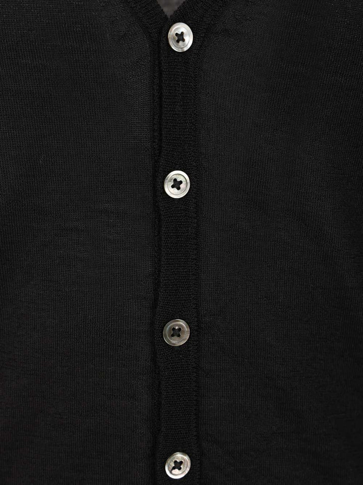 Al Duca D'Aosta Cashmere And Silk Vest Giacche - Nero | 0e7d5e67960907ede0152a35d2acdcdff9822836