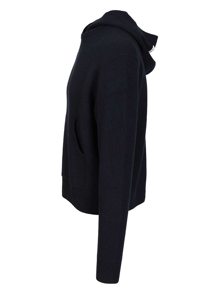 Acne Studios Cashmere Hooded Sweater Knitwear - Blu | b3097629d6f886d784b33af322ec545925e9300d