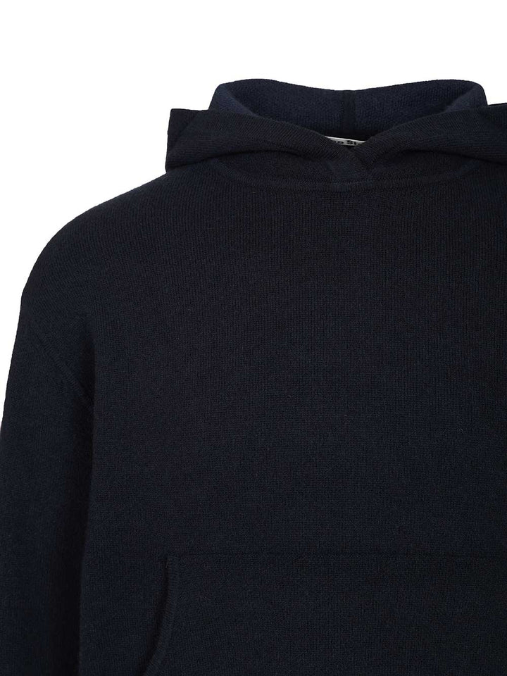 Acne Studios Cashmere Hooded Sweater Knitwear - Blu | 3f95e7631faafc17ba1594c194370e938f731b7a