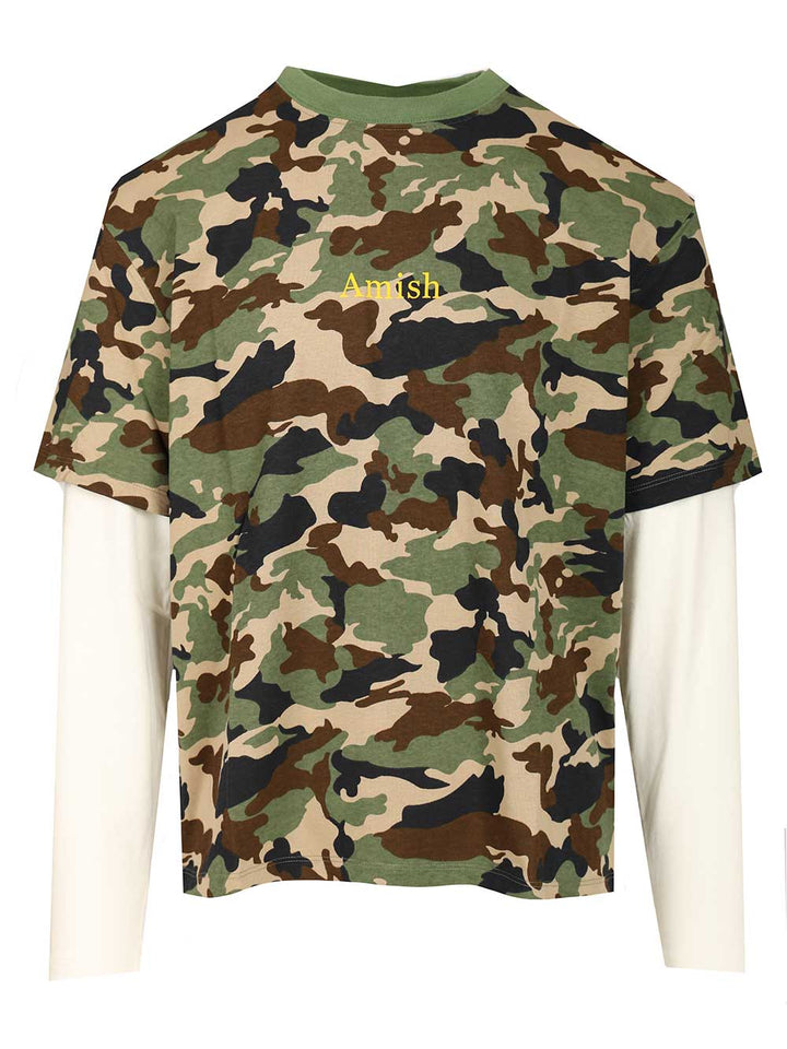 Amish Double-Sleeved T-Shirt - Marrone | 789950a2daa3d7aafca4548ab7f2337bfde215e0