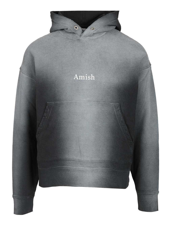 Amish Cotton Hoodie Sweatshirts - Nero | 672c34685b7f6b35cf5b3f6bf33dfae0e9ffb49a