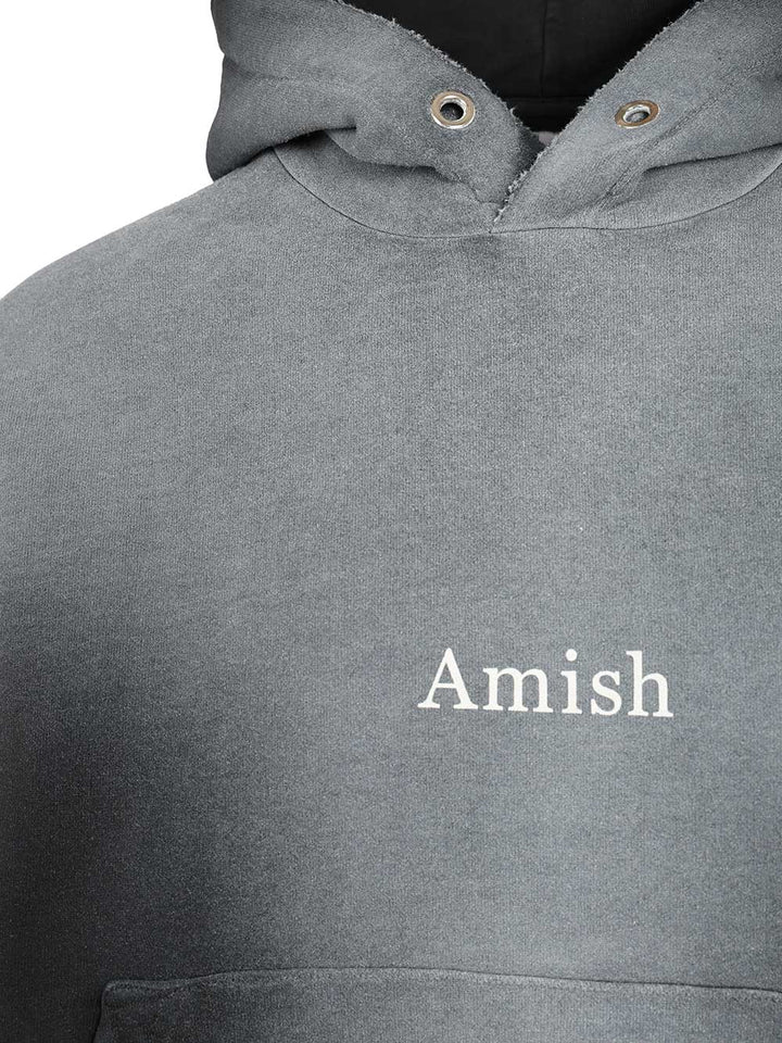Amish Cotton Hoodie Sweatshirts - Nero | b7925ffd47859c44b89fdacf32704926b0a06775
