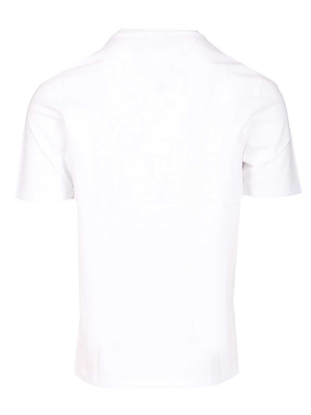 Maison KitsunÉ With Fox Head Embroidery T-Shirt - Bianco | 956b1d55c7f313c31e0bd045880a5e29f8a26ce4