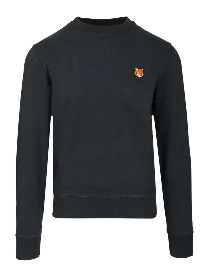 Maison KitsunÉ Fox Head Sweatshirt Sweatshirts - Blu | 109770c8e68dff47d95d8abcab40db0bc691bc49