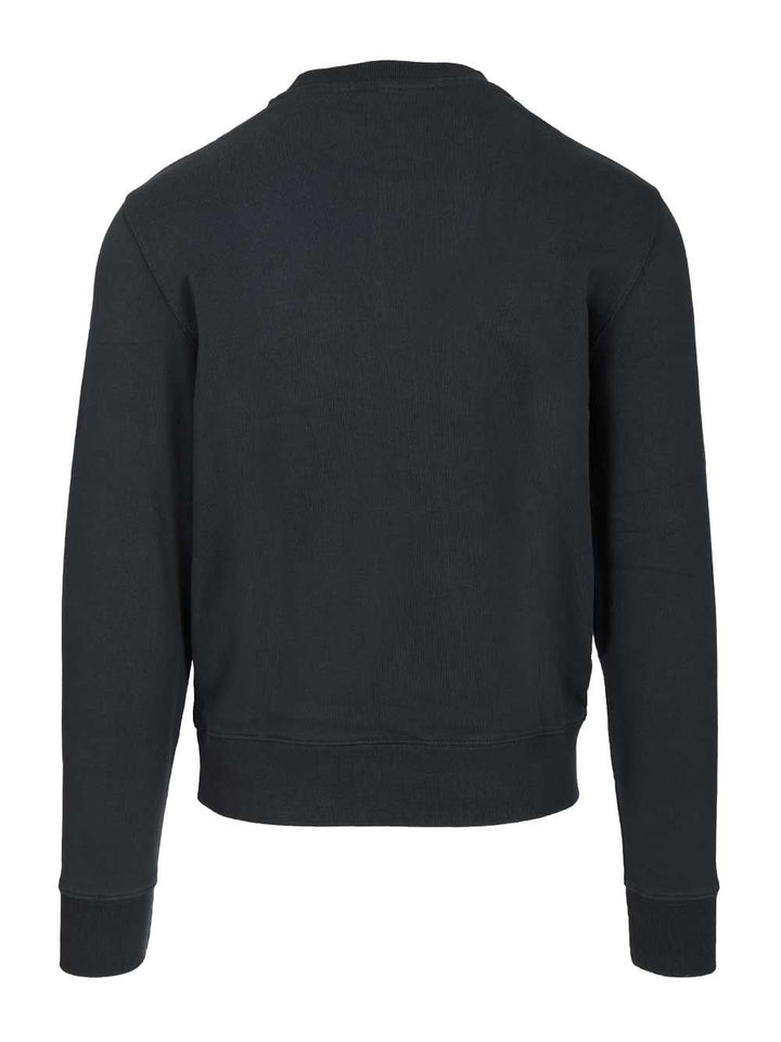 Maison KitsunÉ Fox Head Sweatshirt Sweatshirts - Blu | 8991a7f0f2d13b877df53cd8864f02ba07db0689