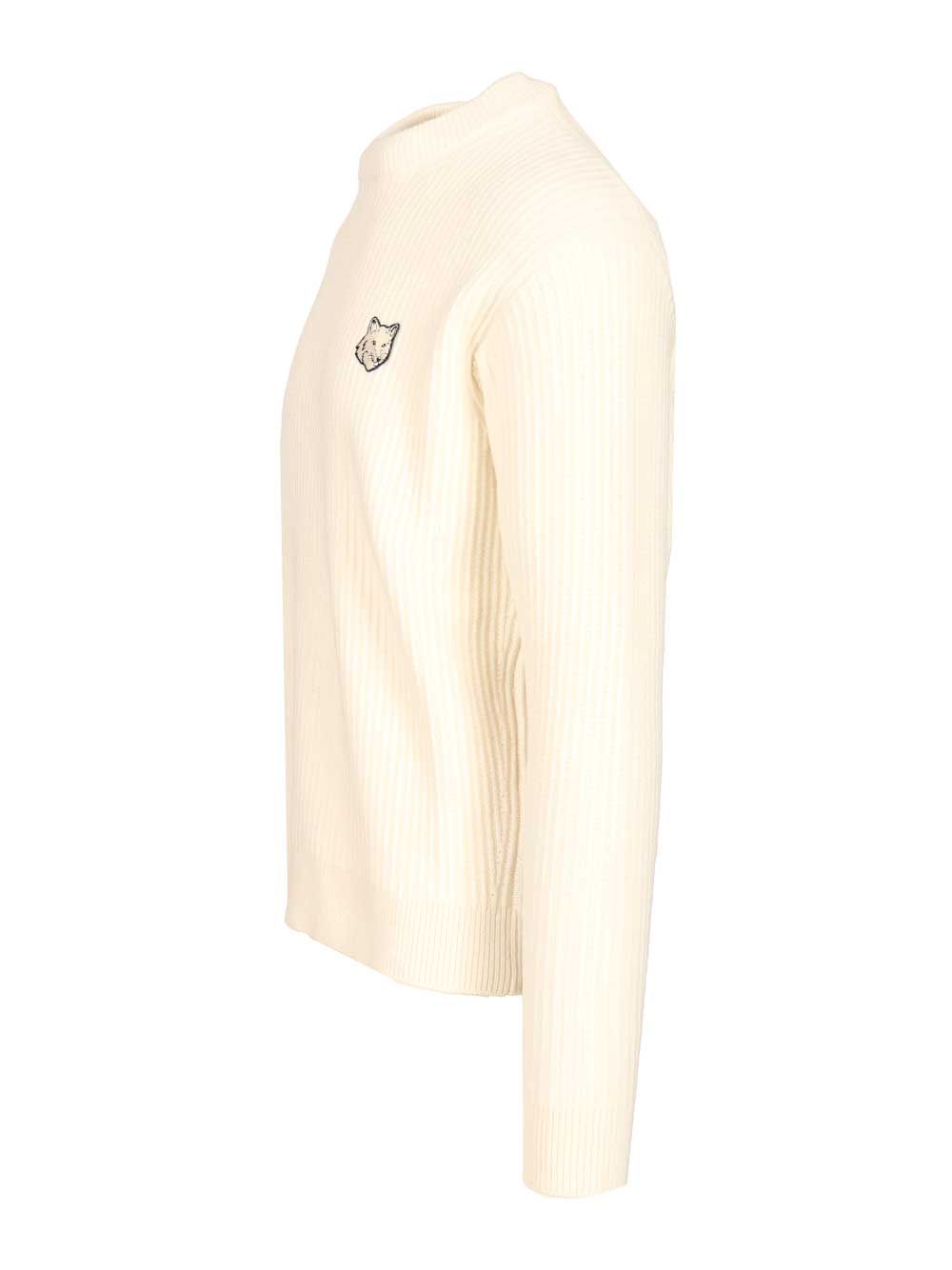 Maison KitsunÉ Fox Head Sweatshirts - Bianco | 13e53c4d20444fa977f26ec7a18590c39bf491a9