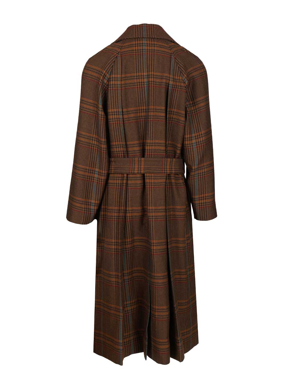 Saint Laurent Long Coat Coats - Marrone | 1870da566c18d2b2adcce1e193bf1c6ae0d9c6de