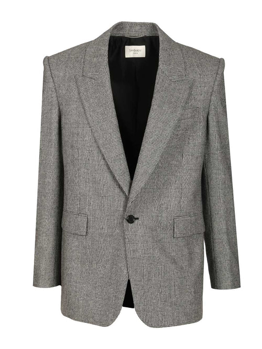 Flannel Jacket Giacche Grey