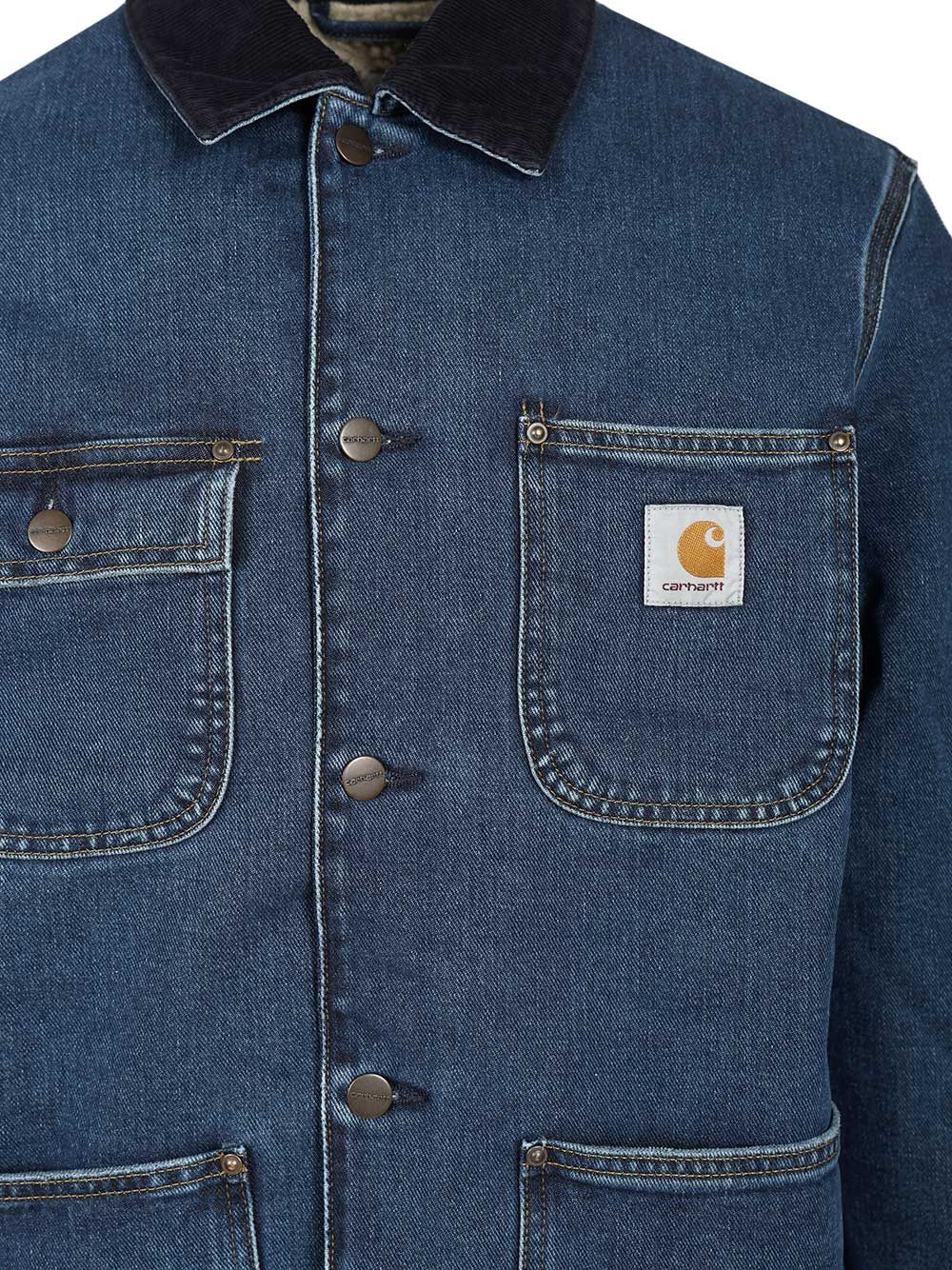 Carhartt Wip Og Chore Giacche - Blu | 12d6622c1a13e4f4bb7f72d4791cee974fd92aec