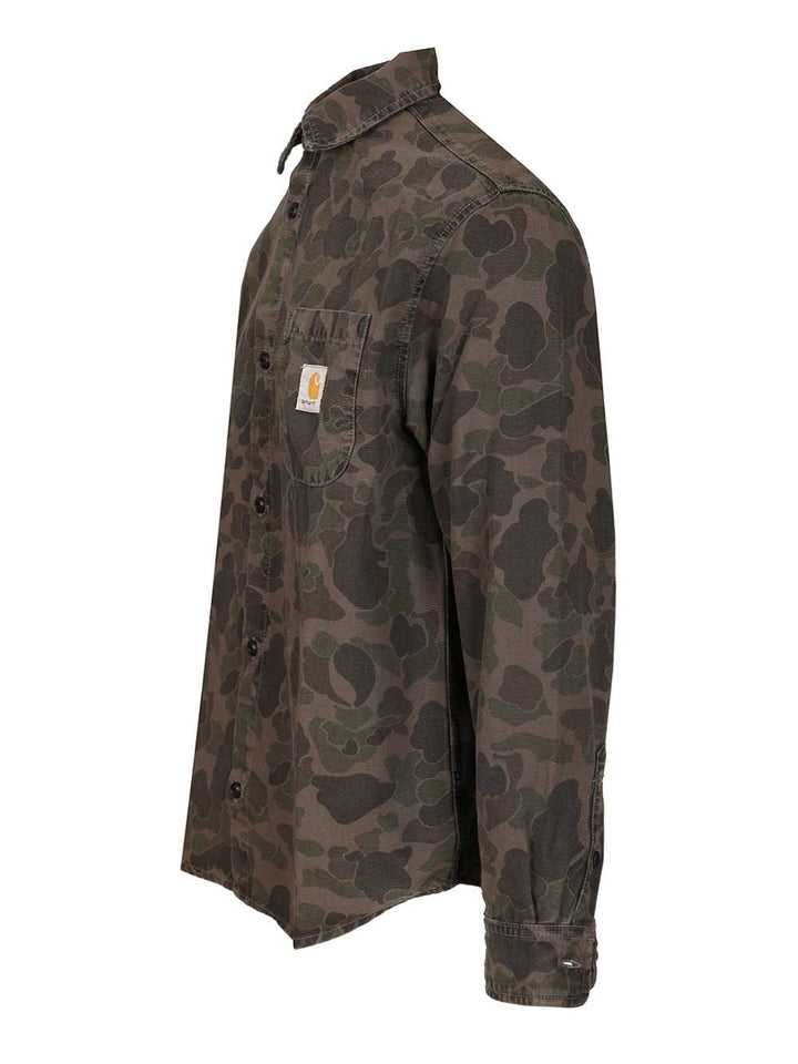Carhartt Wip L/S Duck Casual - Camouflage | 9bed1a140c89346d009c5d01015acb84a9a229c1