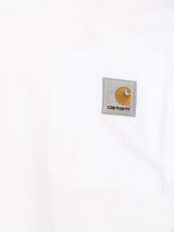 Carhartt Wip S/S Work Pocket T-Shirt - Bianco | c96e8db1bd35e6917279d4a6380e40f5117199eb