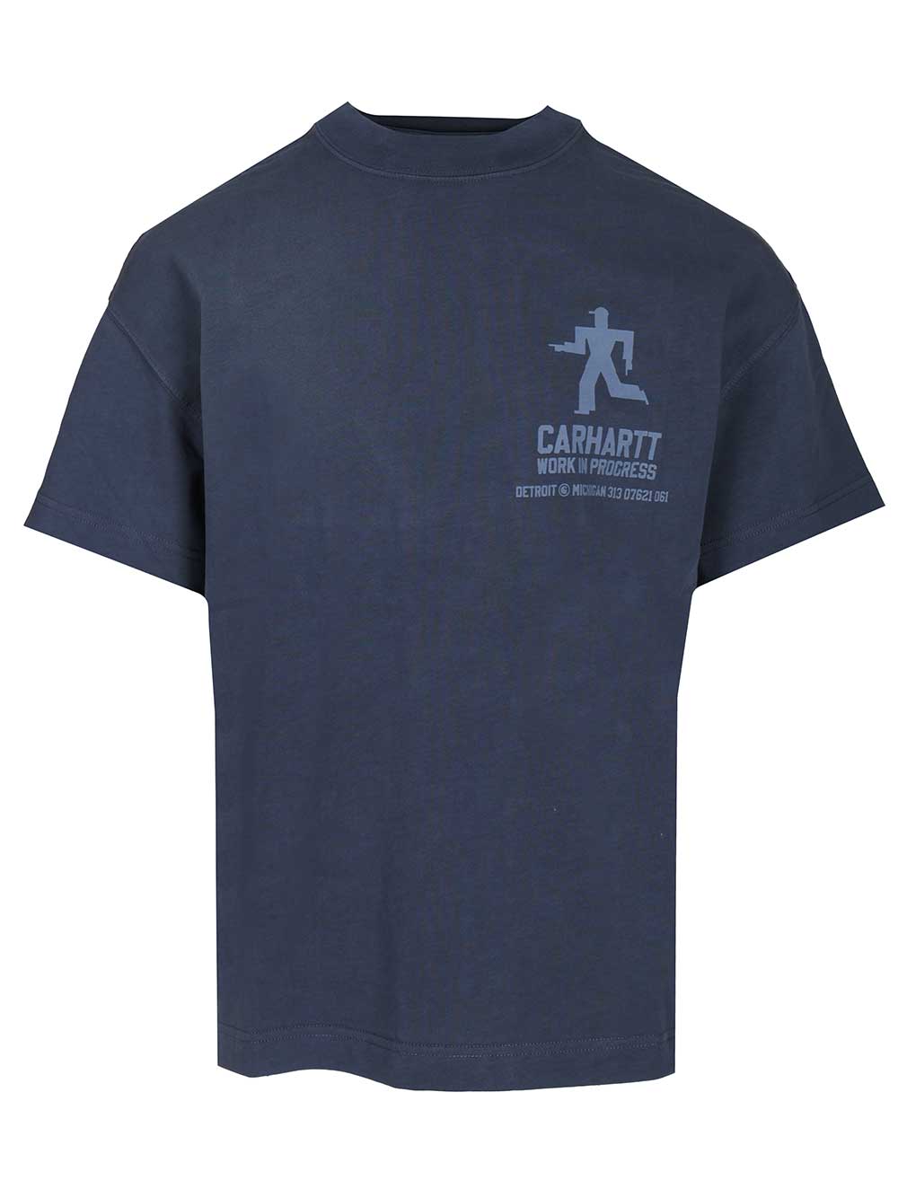Carhartt Wip S/S Distance T-Shirt - Blu | f6534b69ac537fc14c9e0df8451507bb58ccc60e