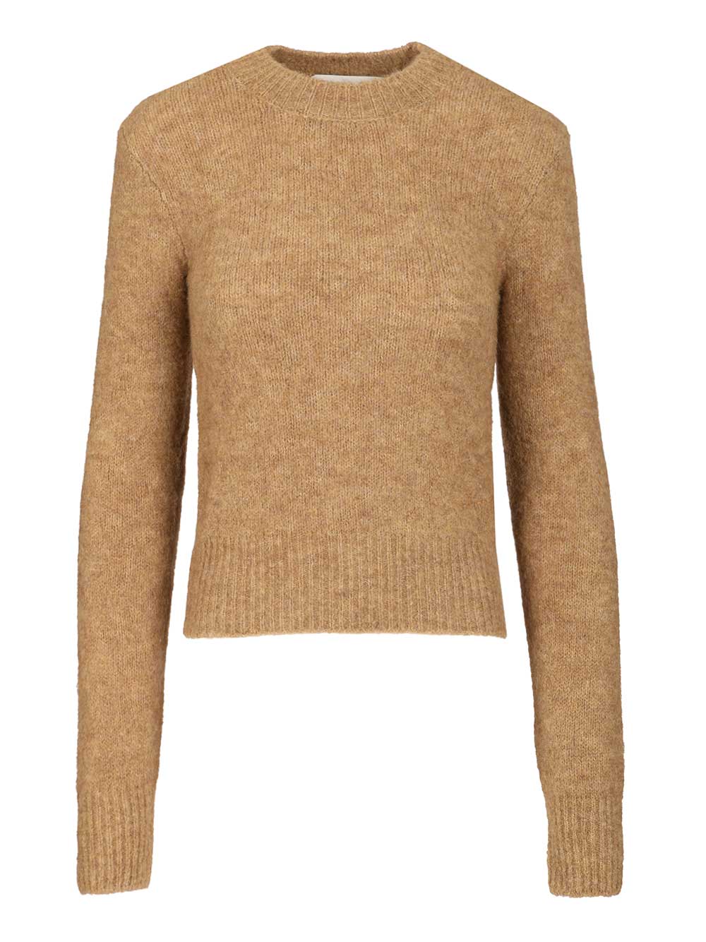 Ami Wool And Alpaca Knit Sweater Knitwear - Marrone | 68c5e69f9988120f1fe186739e8c458bd64da250