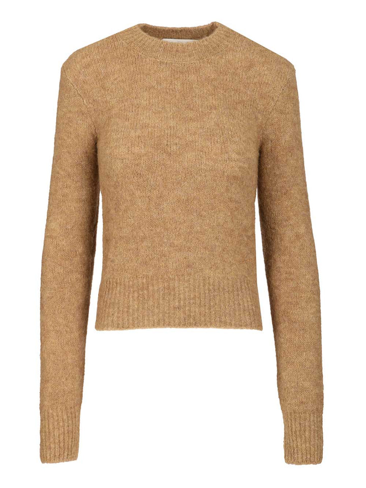 Ami Wool And Alpaca Knit Sweater Knitwear - Marrone | 68c5e69f9988120f1fe186739e8c458bd64da250