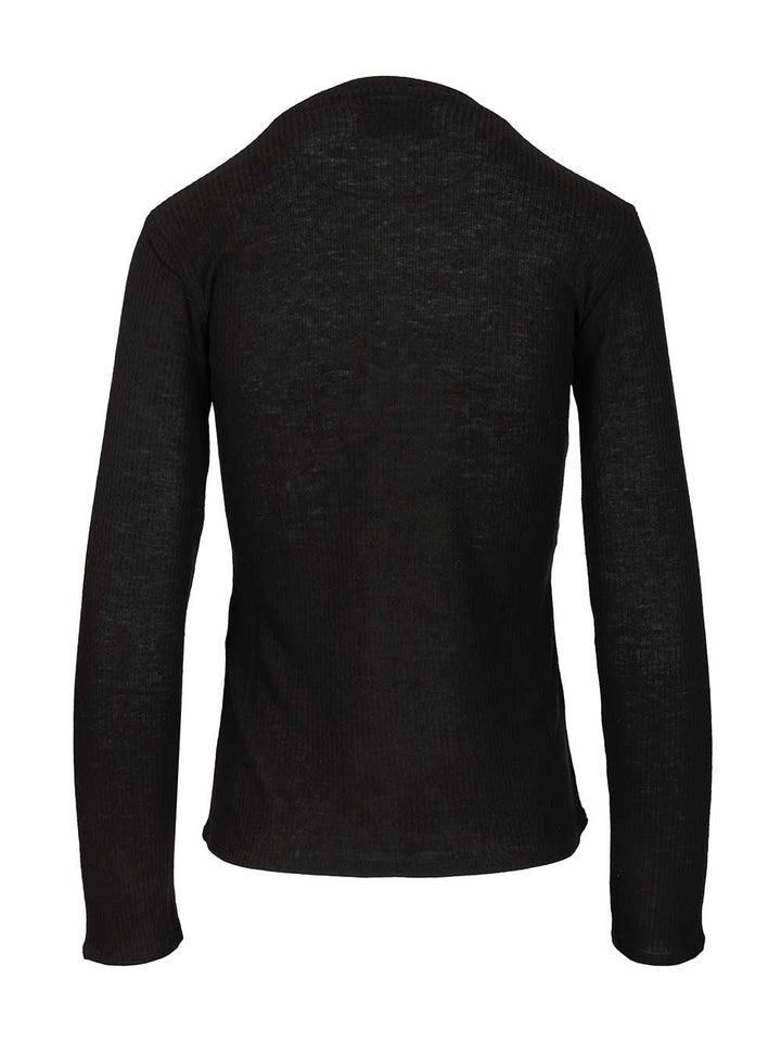 Loulou De Saison Ortigia Lds Knitwear - Nero | b76c184040a1c7af5a87a289ad96f168b20d1253