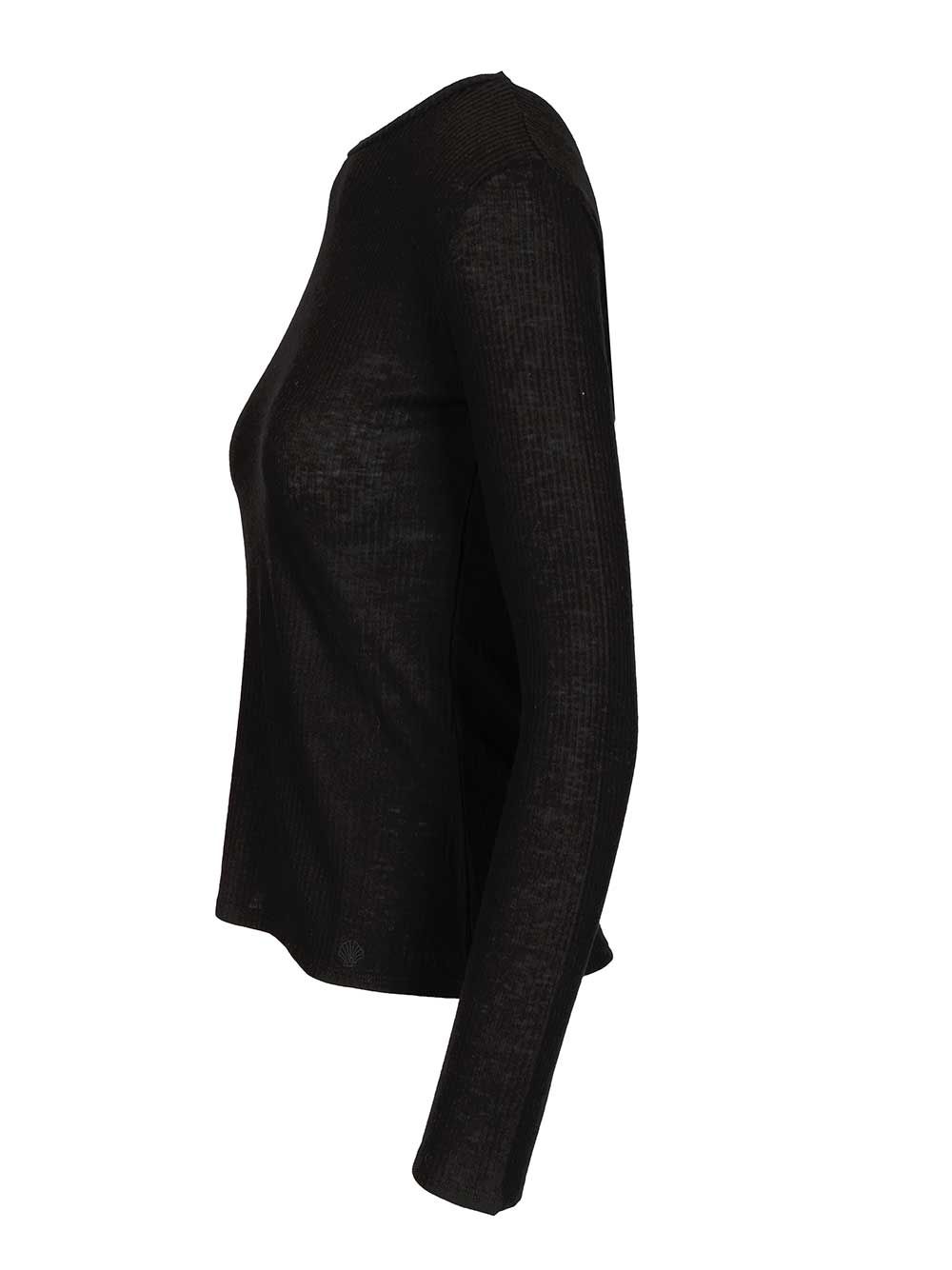 Loulou De Saison Ortigia Lds Knitwear - Nero | 3d1f715d75c53545a6e51061b4fa2f4a181b82b2