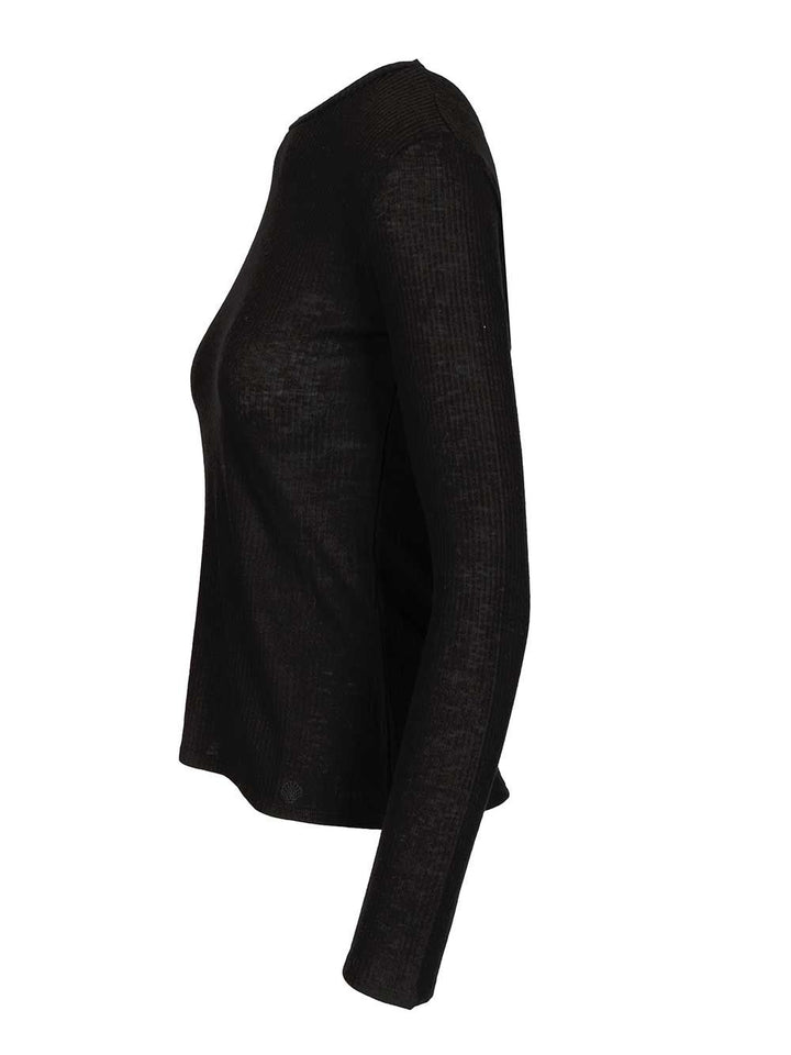 Loulou De Saison Ortigia Lds Knitwear - Nero | 3d1f715d75c53545a6e51061b4fa2f4a181b82b2