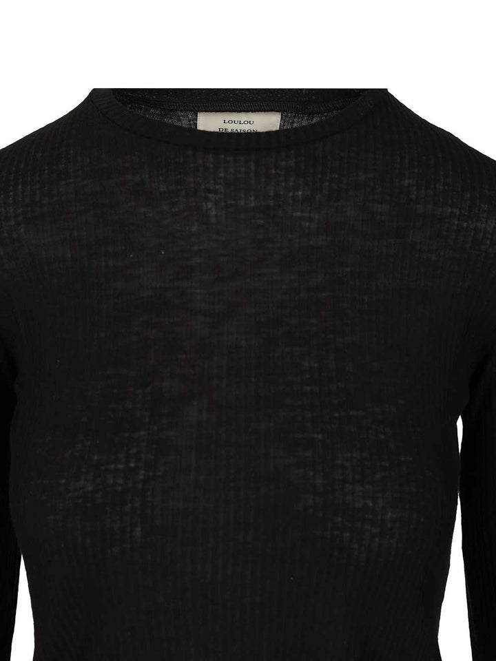 Loulou De Saison Ortigia Lds Knitwear - Nero | 5a180551845f10eae48f534cbb65ec313bc822b6