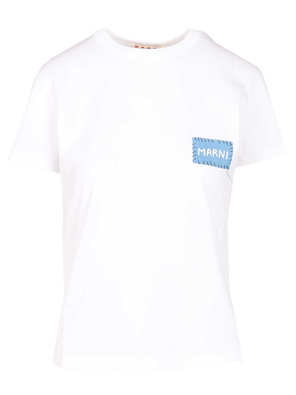 Marni Cotton Jersey T-Shirt - Bianco | f0dfb00874d425d3c69dcfae1ea801a1b86ad867