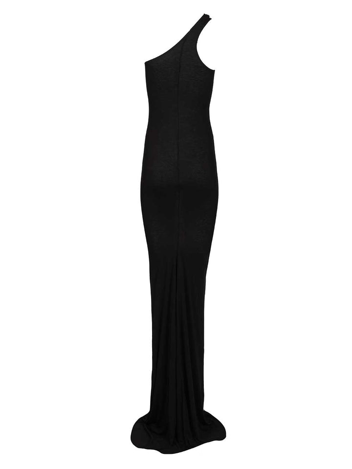 Rick Owens Lilies Long Knitted Dress Abiti - Nero | a1f4063bd05d31a8215a215399c712a205ec9297