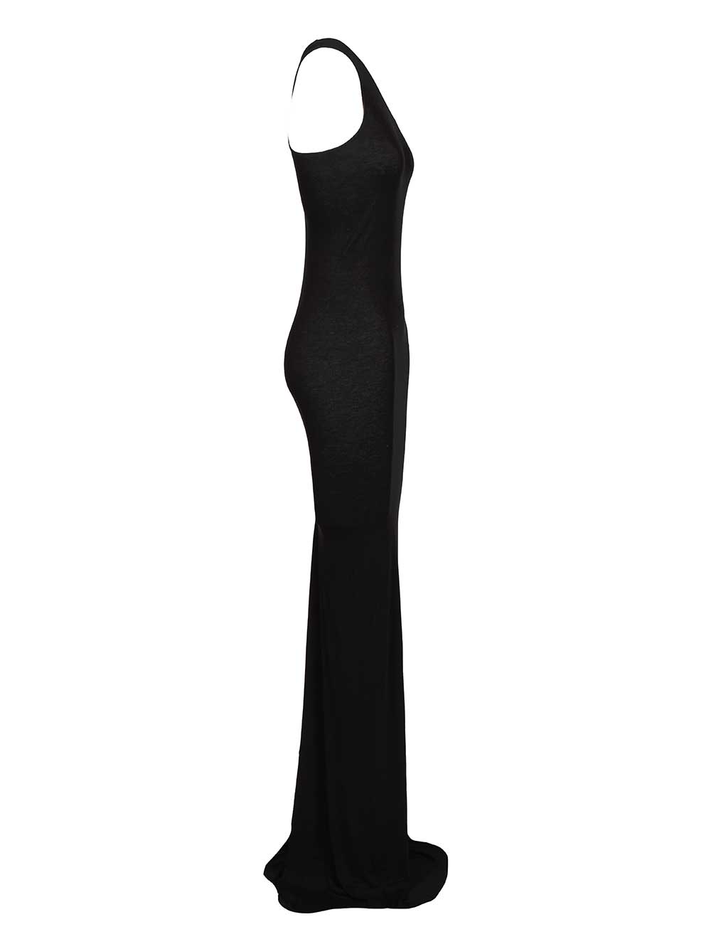 Rick Owens Lilies Long Knitted Dress Abiti - Nero | 85034191ae2e046af4867b5f530b6d910368aeaa