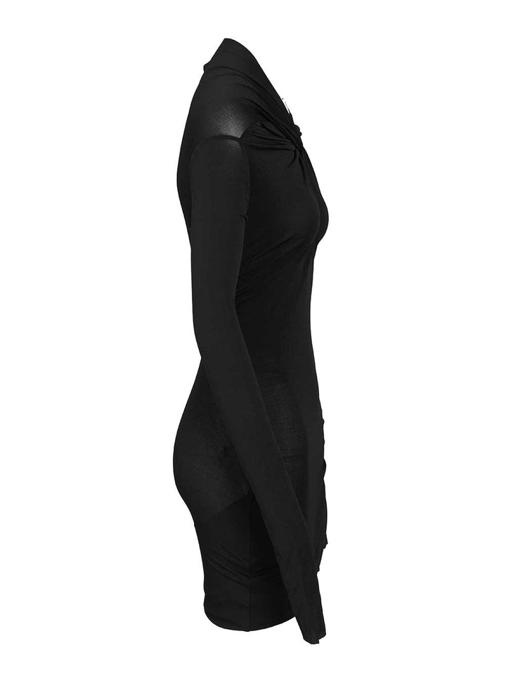 Rick Owens Lilies Mini Dress Kairo Abiti - Nero | cf24e2c42d2617c7881b28e18fe047cf6bd689ab
