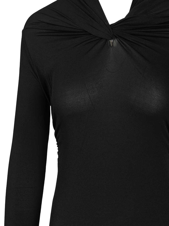 Rick Owens Lilies Mini Dress Kairo Abiti - Nero | 5900345b1488dc885f8baa380243f2b7ca94e1de