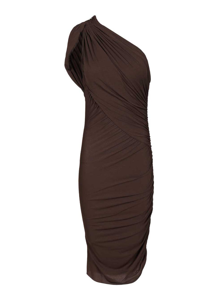 Rick Owens Lilies Amira Short Dress Abiti - Marrone | f1e21a24f6dc8f05d898582b9cd37de09c32f1ad