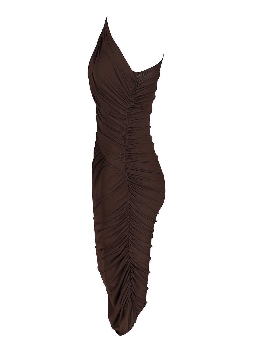 Rick Owens Lilies Amira Short Dress Abiti - Marrone | 20c49223cd6b3855ca73889bf6729ccab9612fd7