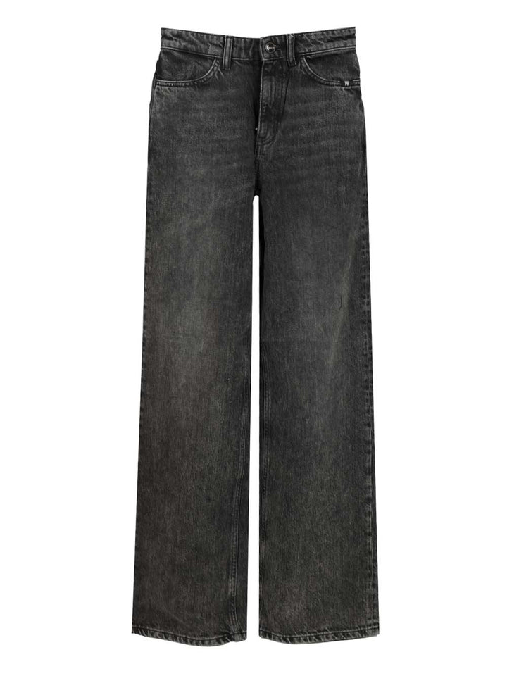 Amish Linda Denim Jeans - Nero | 058f1a1173b80491c93305e7932f8372c3c9bd1c