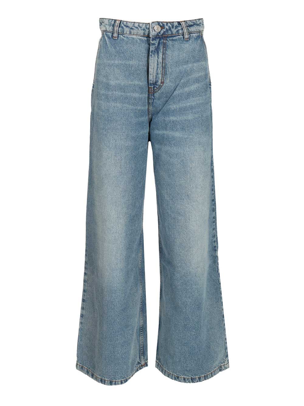 Ami Super Wide-Leg Jeans - Blu | 4ec6bb8b497d956e3bb18e831c8a77fbd71d98d6