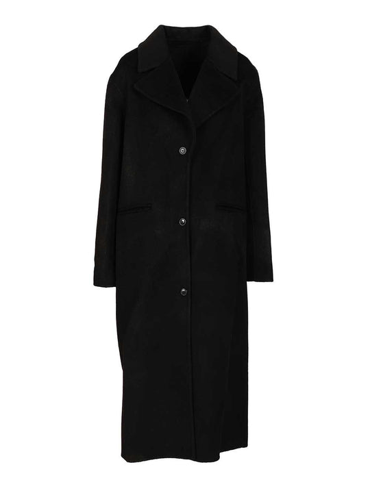 Wool And Cashmere Coat Coats Nero