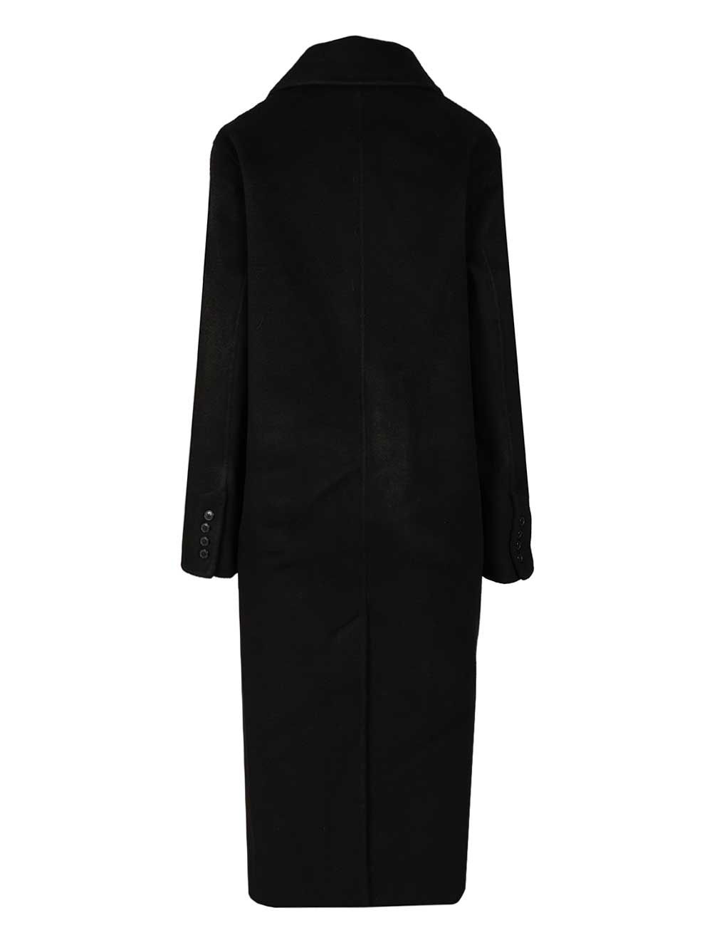 Loulou De Saison Wool And Cashmere Coat Coats - Nero | 196b779c8af2c6e5e0b1e140b532cafca3a61c9e