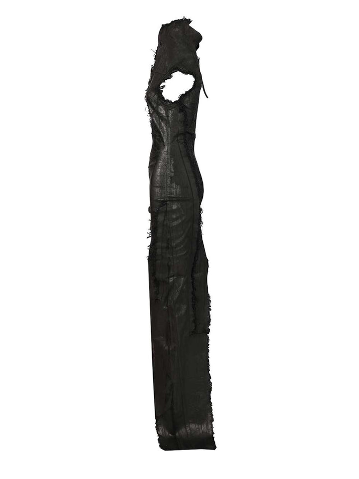 Rick Owens Etna Long Dress Abiti - Nero | d10519eda4f75c0a3393998eac3c020c0f12dc43