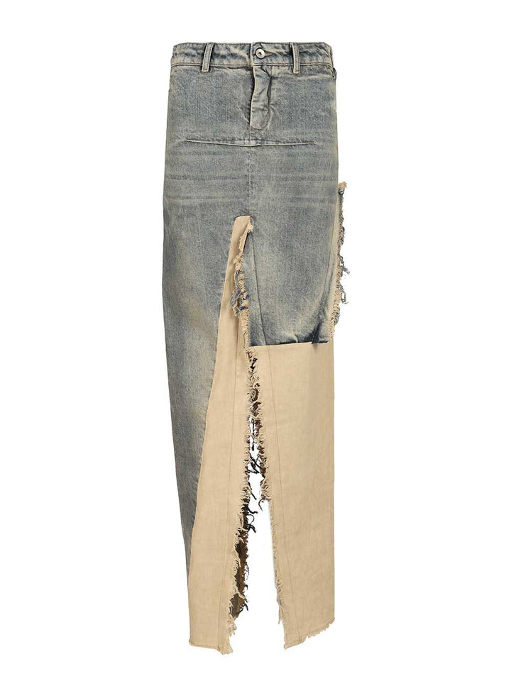 Rick Owens Denim Skirt Abiti - Light blue | 912467586c2f789588333c9bd552ec5ed7a4717d