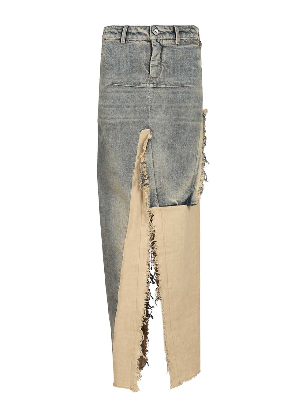 Rick Owens Denim Skirt Gonne - Light blue | 32dd42313a9e86c505e6eaca5ff08a9018a4e6d9