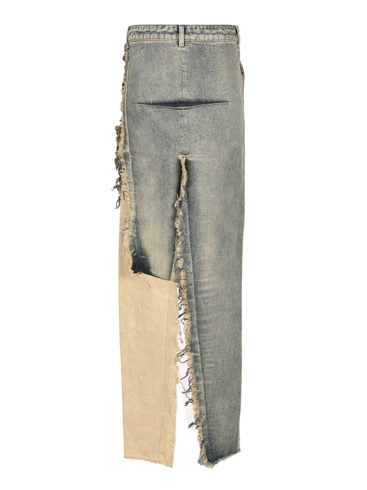 Rick Owens Denim Skirt Abiti - Light blue | 87aca743d3f66fae2a84f78165cebd91f27d2bf8