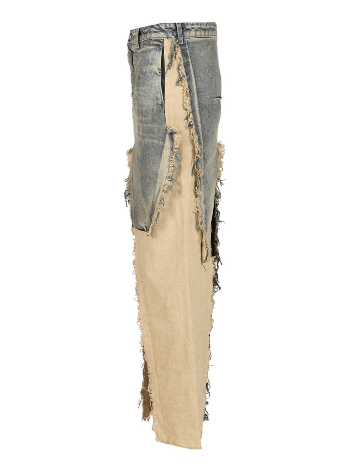 Rick Owens Denim Skirt Gonne - Light blue | bd1d775bdd6bf8d9c1c1f06dcec1a5f20dae6735